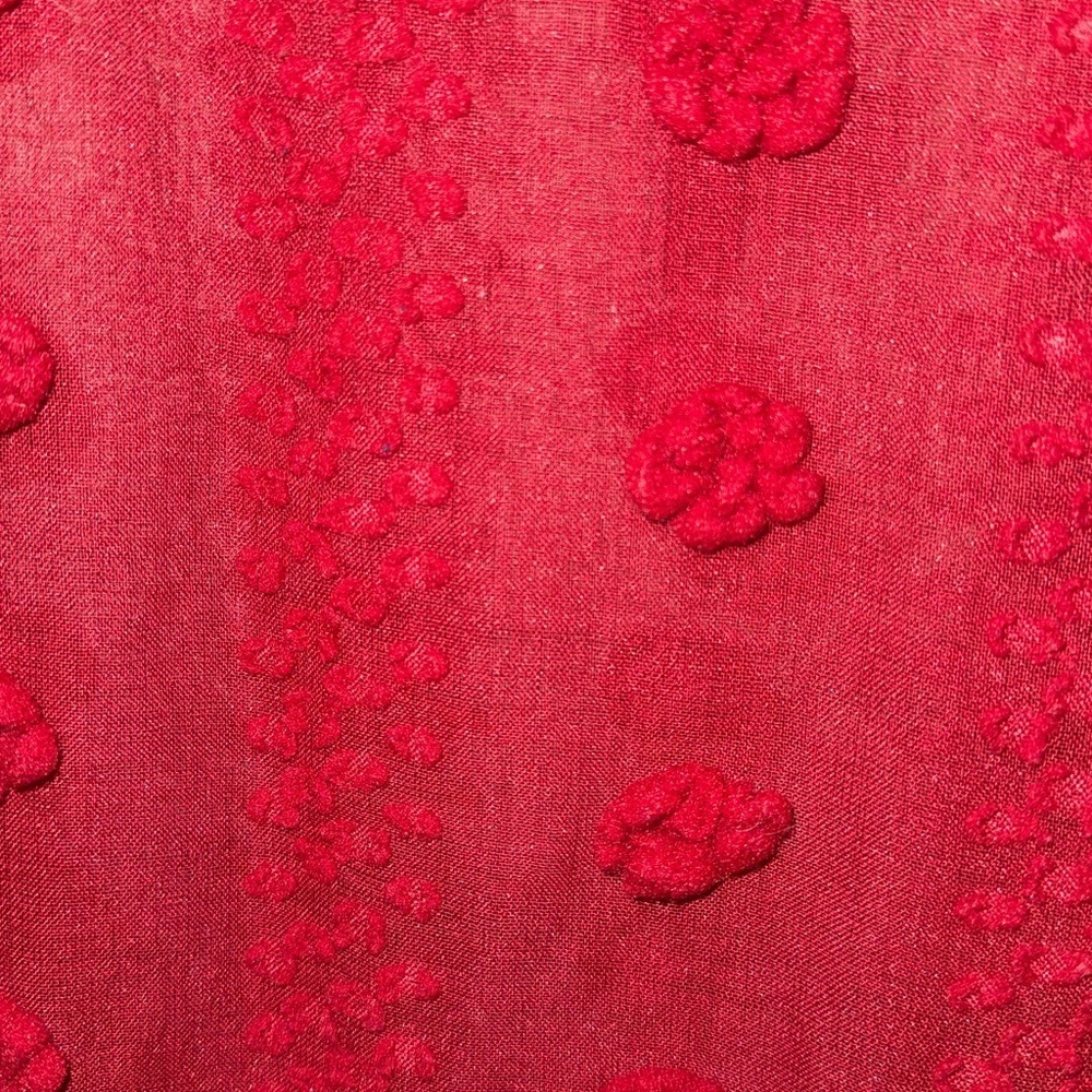 Entro Vibrant Red Textured Top - Picture 5 of 6